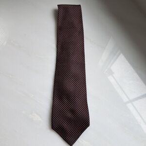 Vintage Andrew Scott Auburn silk necktie tie blue orange